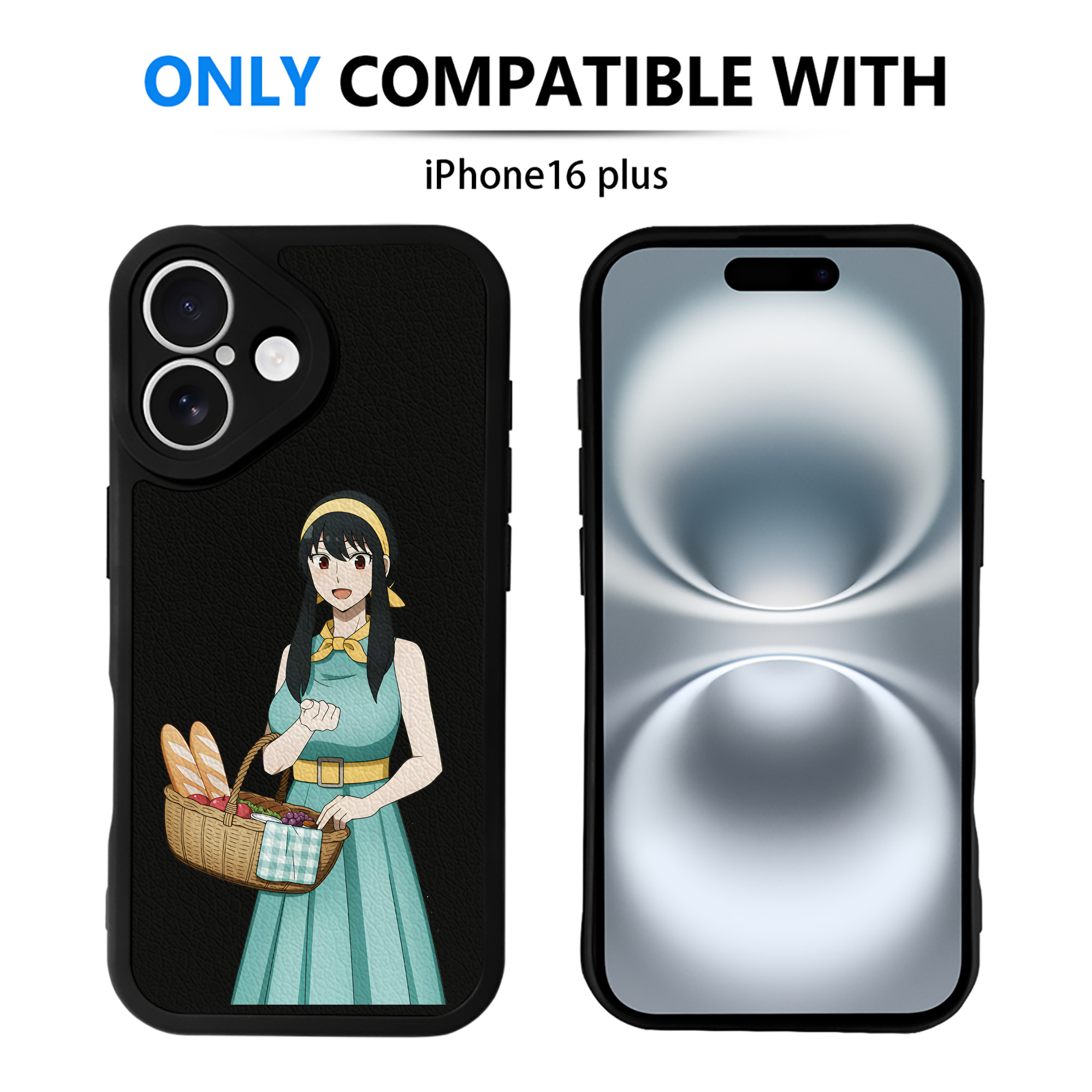 （画像用） SPY×FAMILY间谍家家酒 【iPhone 16シリーズ対応】シリコンスマホケース（レザー調） 材質：シリコン